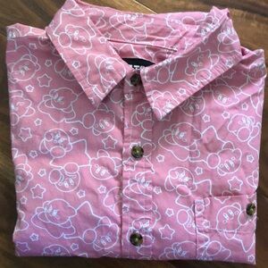 Nintendo Kirby button up